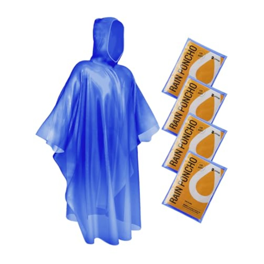 Emergency Poncho Rain - Disposable Rain Ponchos Emergency Clear Poncho