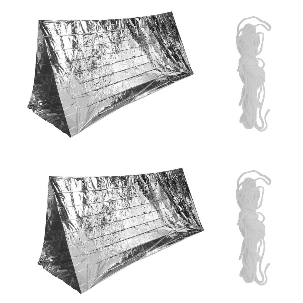 2 Pcs Durable Reflective Emerg - Survival Blanket Reflective avis et prix