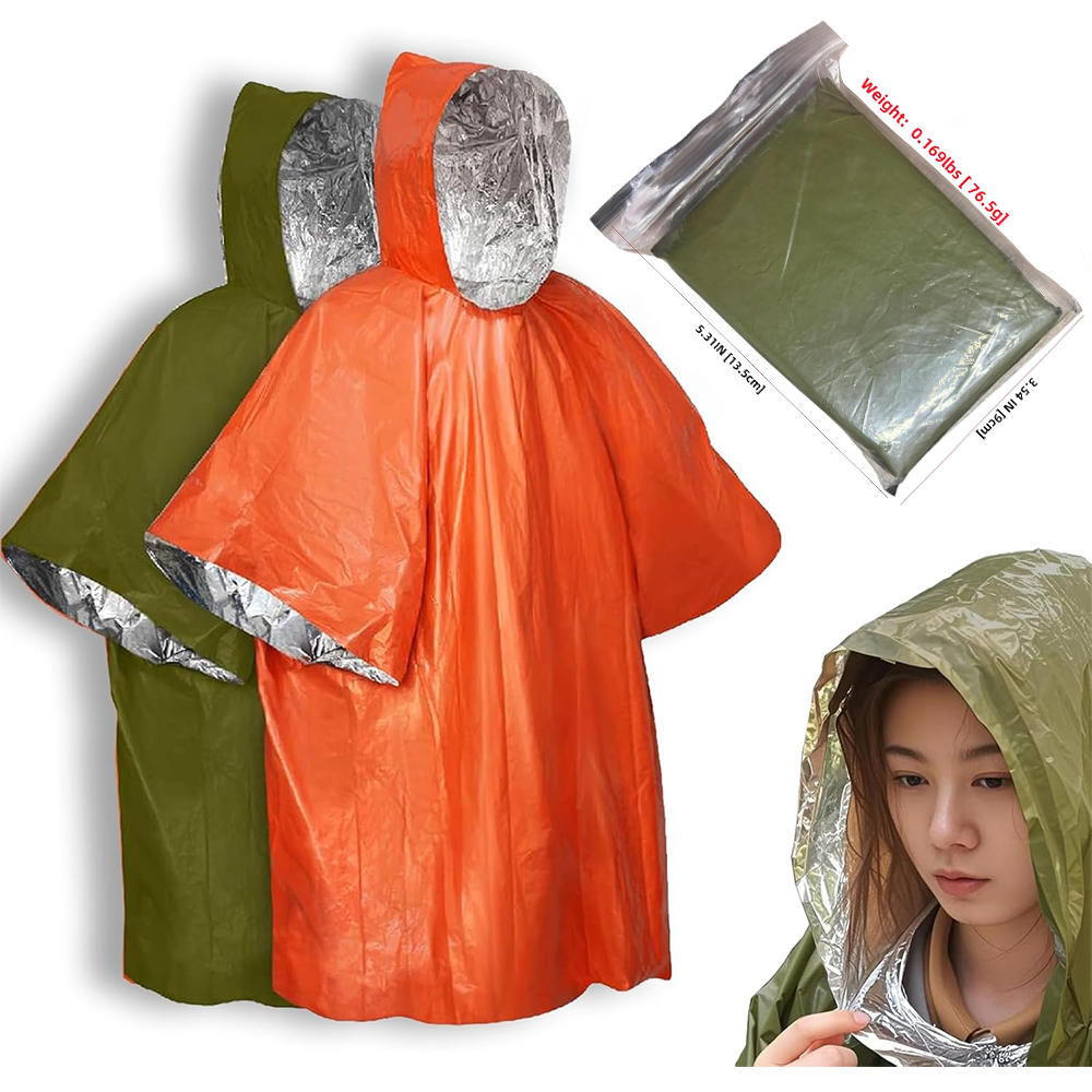 Camping Raincoat Waterproof Su - Survival Blanket Reflective avis et prix
