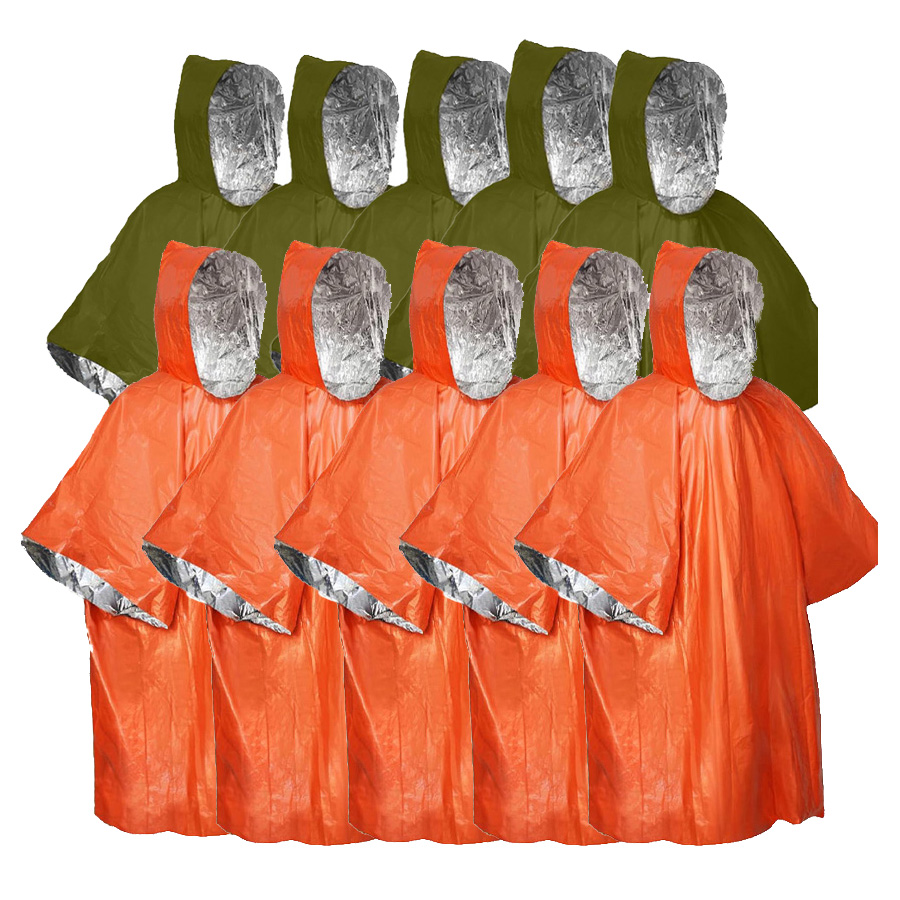 3/5-Pack Emergency Poncho Set  - Emergency Poncho Rain avis et prix