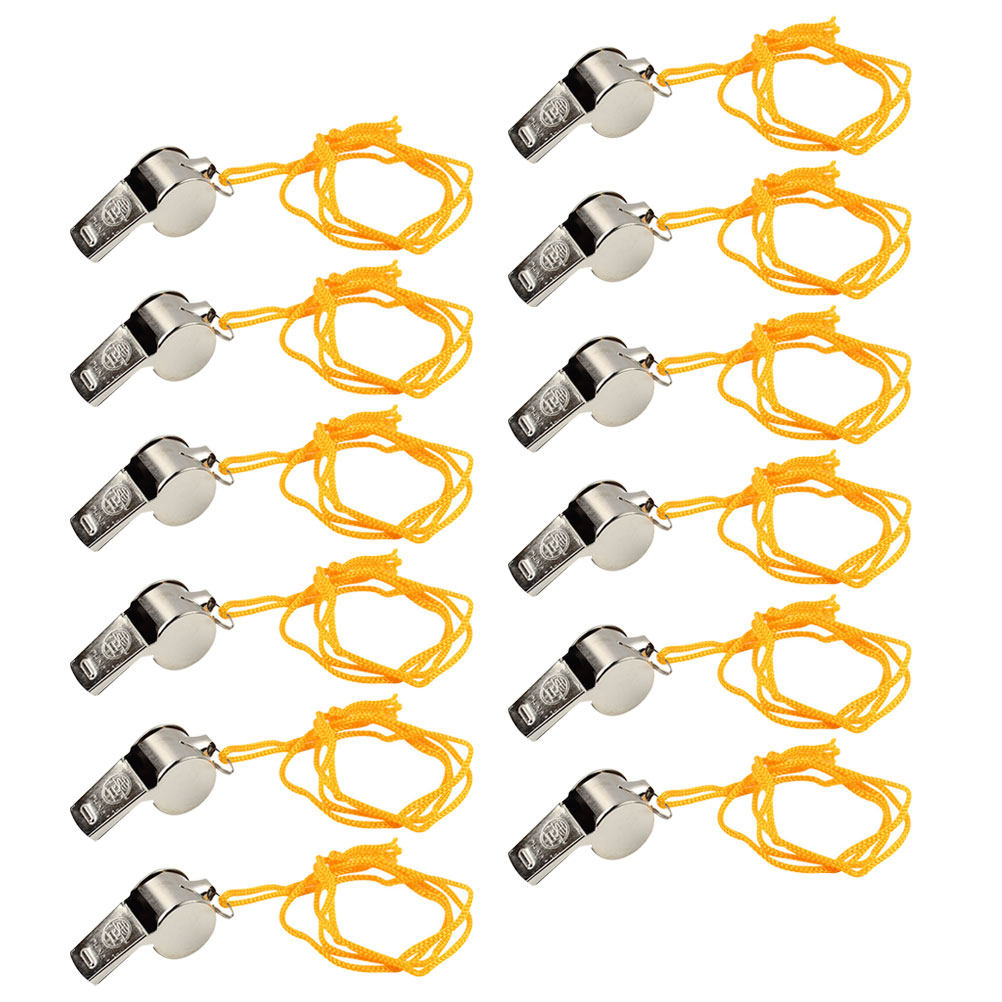12Pcs Premium Metal Whistle Lo - Emergency Whistle Loud avis et prix