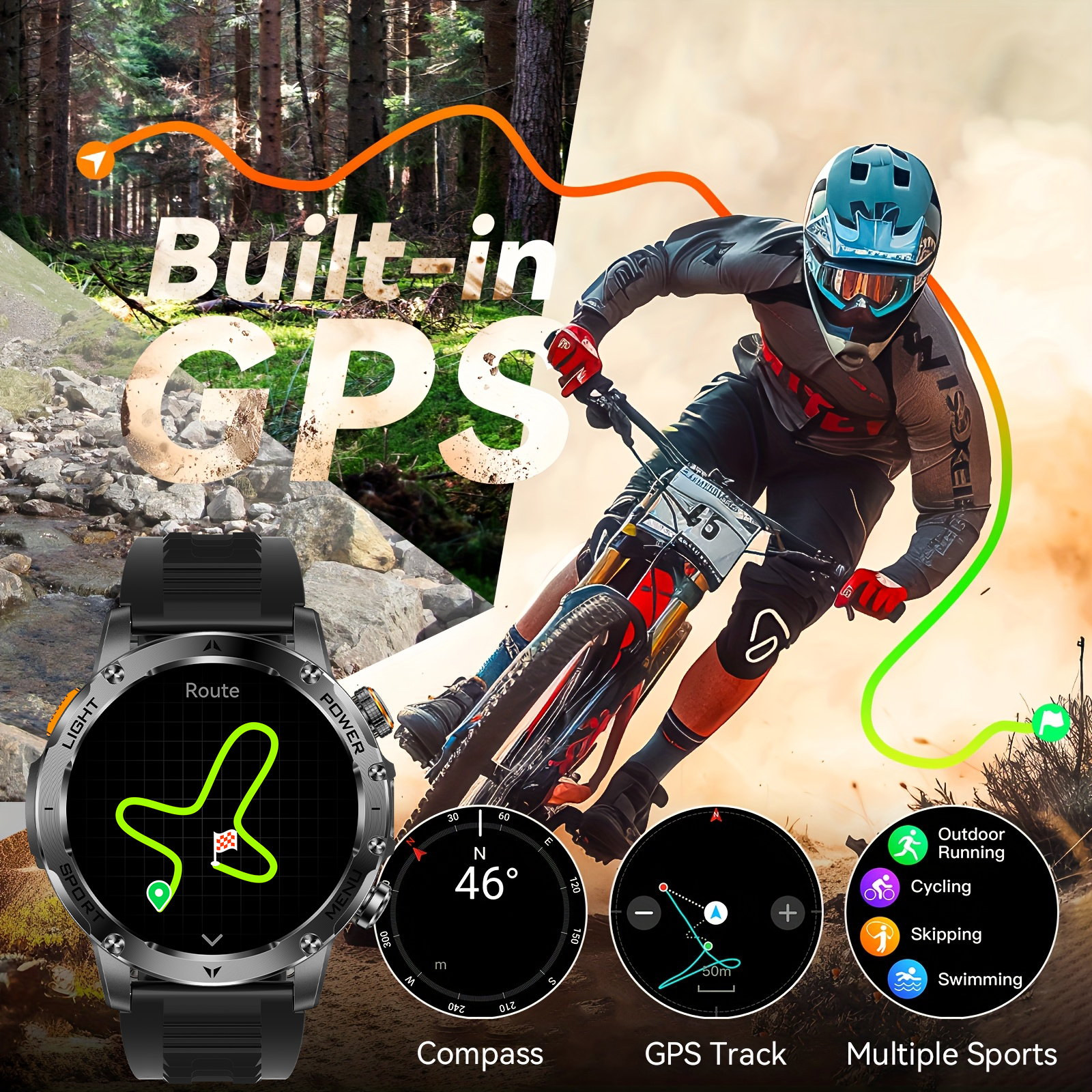 2025 New GPS Outdoor Sports Sm - Compass Lensatic avis et prix