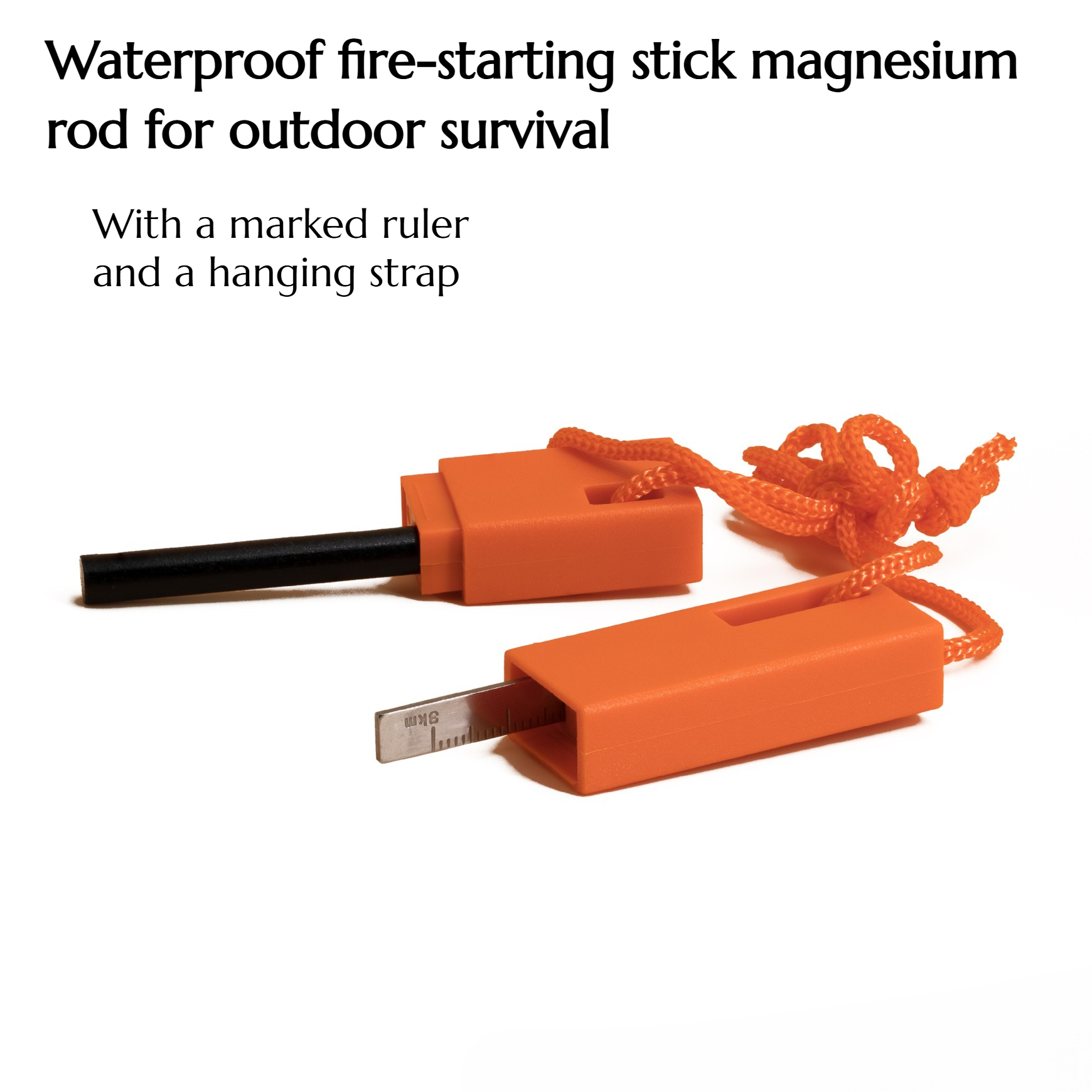 5PCS Outdoor Survival Waterpro - Magnesium Fire Starter avis et prix