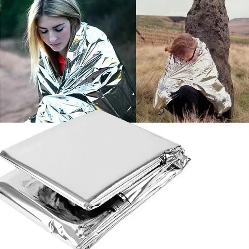 160*210cm 3 PCS Emergency Myra - Survival Blanket Reflective avis et prix