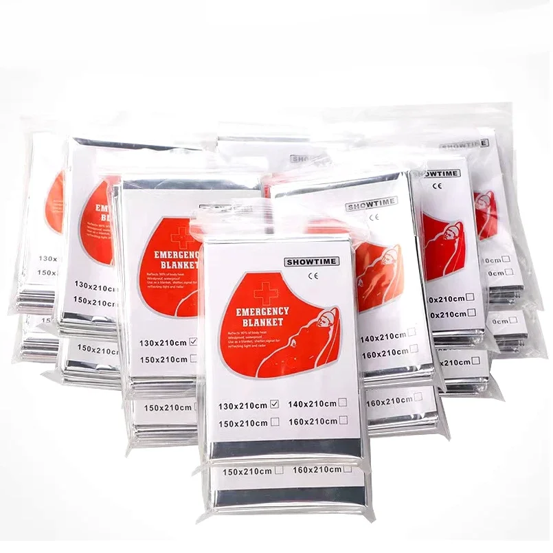 160*210cm 3 PCS Emergency Myra - Survival Blanket Reflective avis et prix