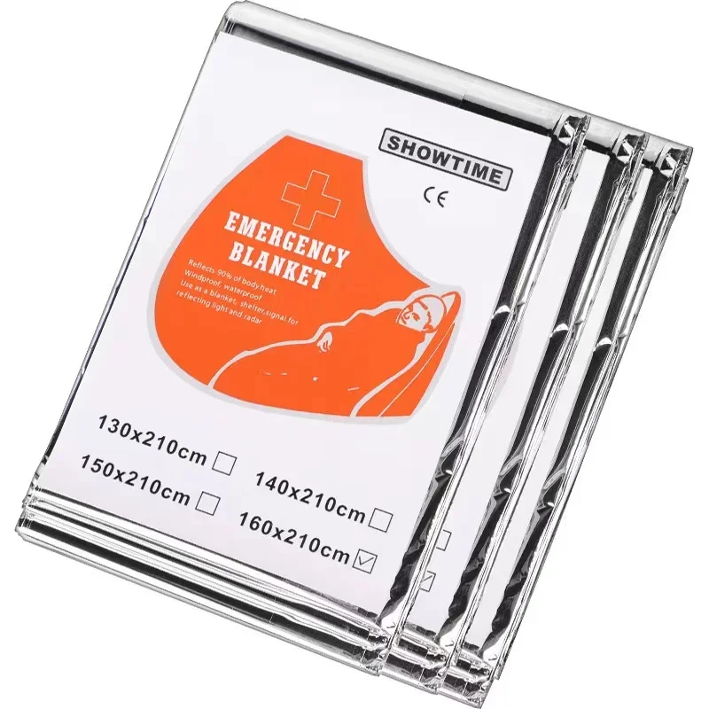 160*210cm 3 PCS Emergency Myra - Survival Blanket Reflective avis et prix