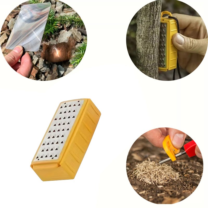 Outdoor Magnifying Glass Card  - Fire Starting Kit avis et prix