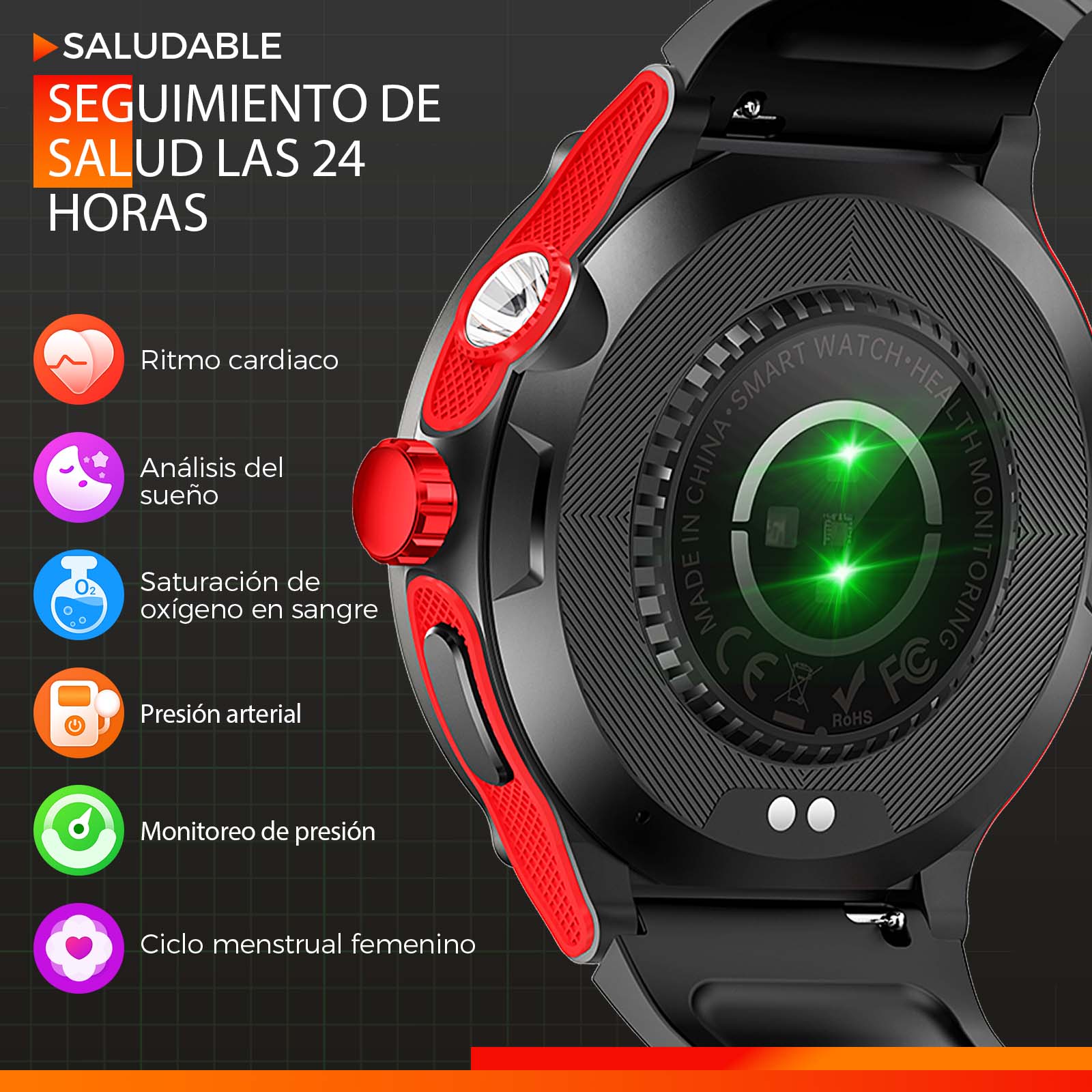 EIGIIS Smart Watch 3ATM Waterp - Compass Lensatic avis et prix