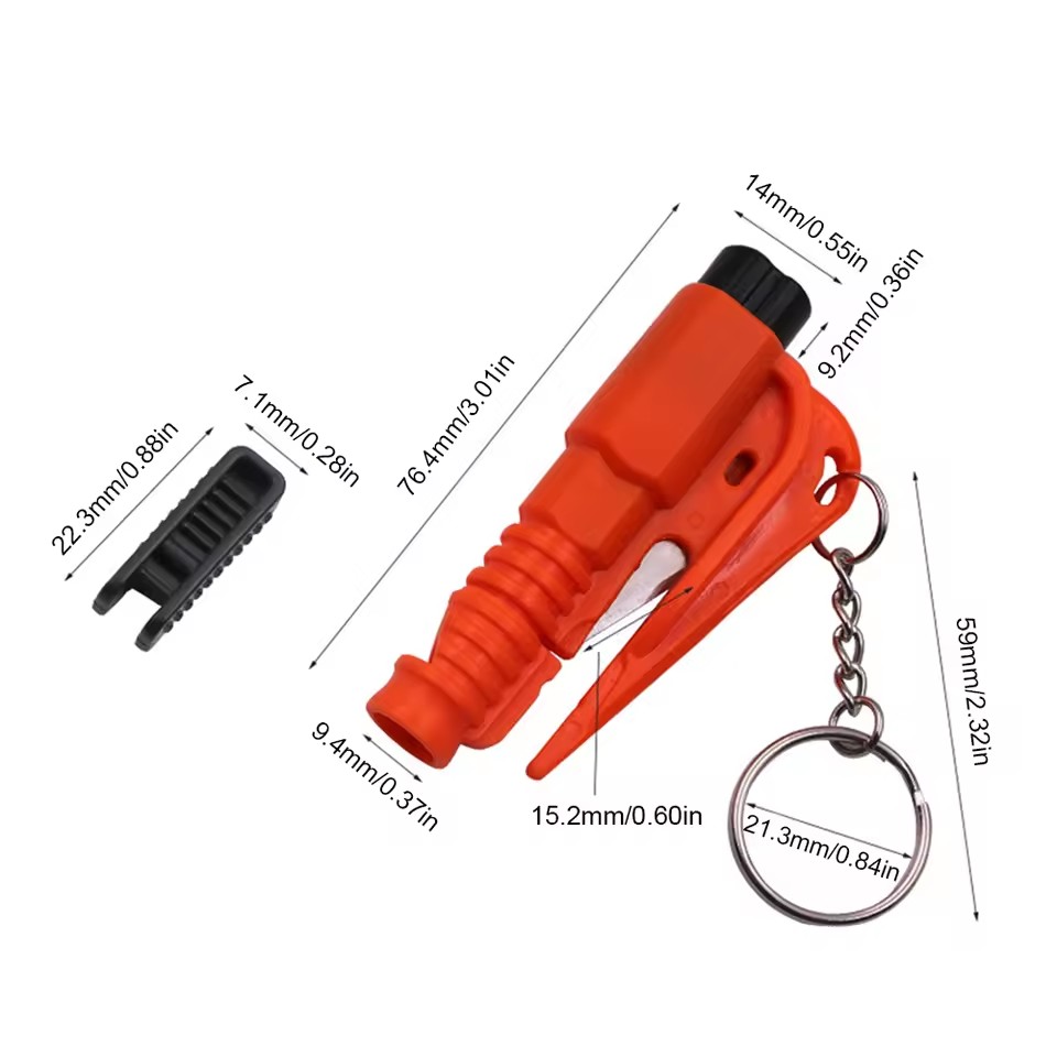 Safety Hammer Car Escape Tool  - Rescue Rope Throw avis et prix
