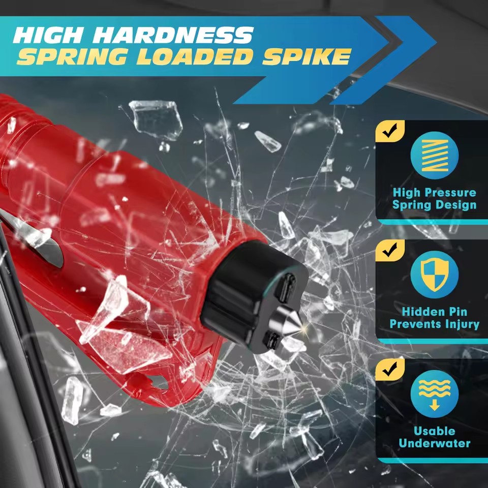 Safety Hammer Car Escape Tool  - Rescue Rope Throw avis et prix