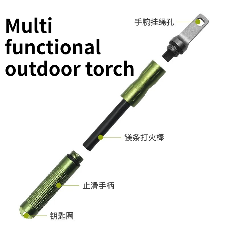 2PCS  Multifunctional Flint Wa - Magnesium Fire Starter avis et prix