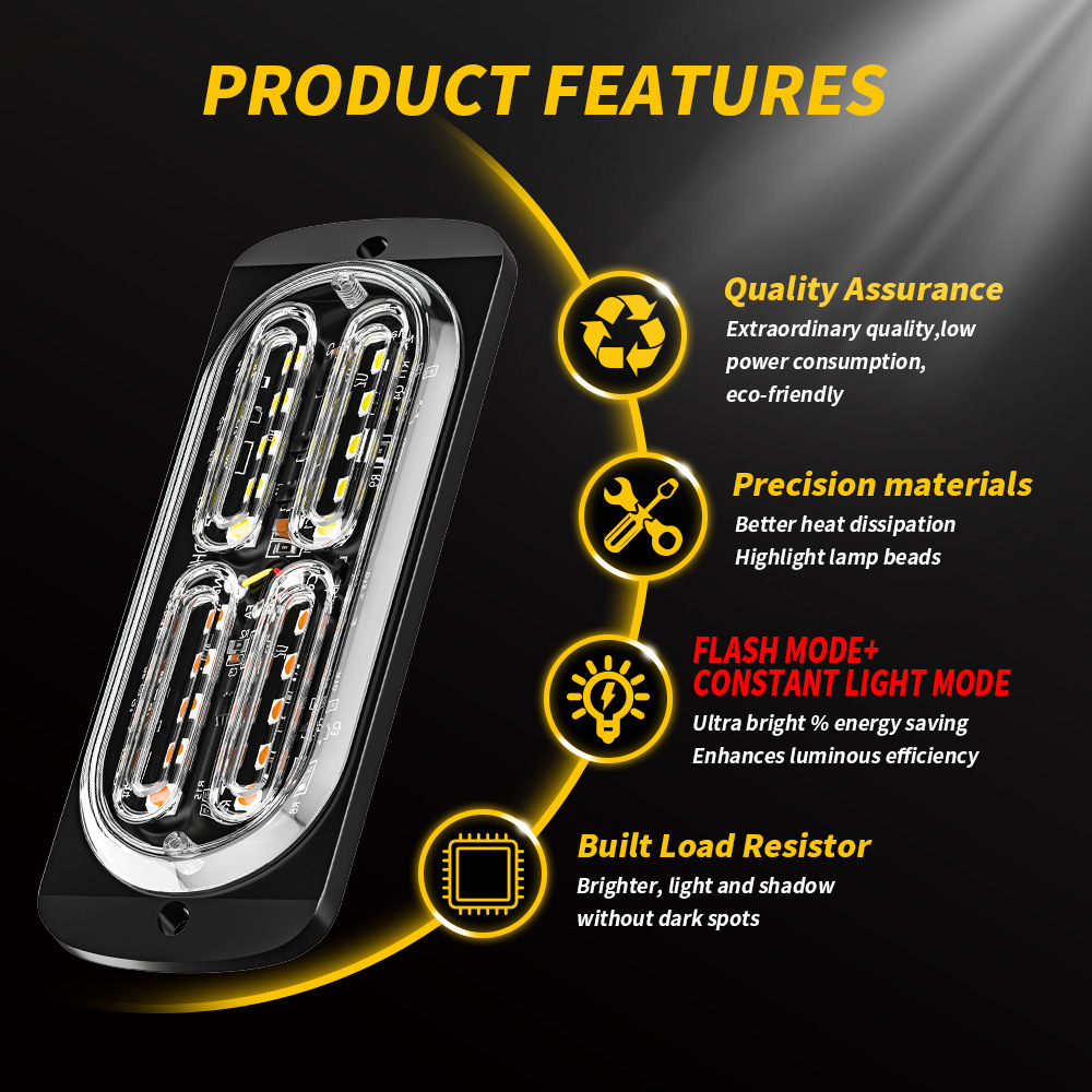 1pcs Led Strobe Warning Light  - Sos Light Strobe avis et prix