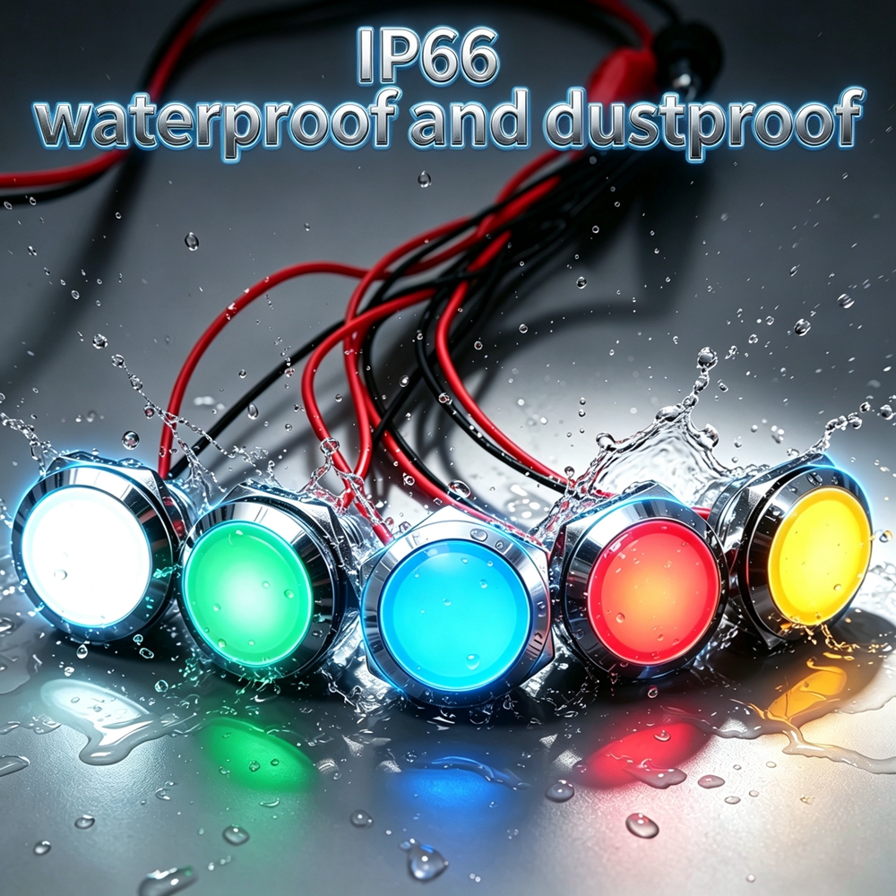 12mm 16mm 19mm 22mm Metal LED  - Signal Panel Orange avis et prix