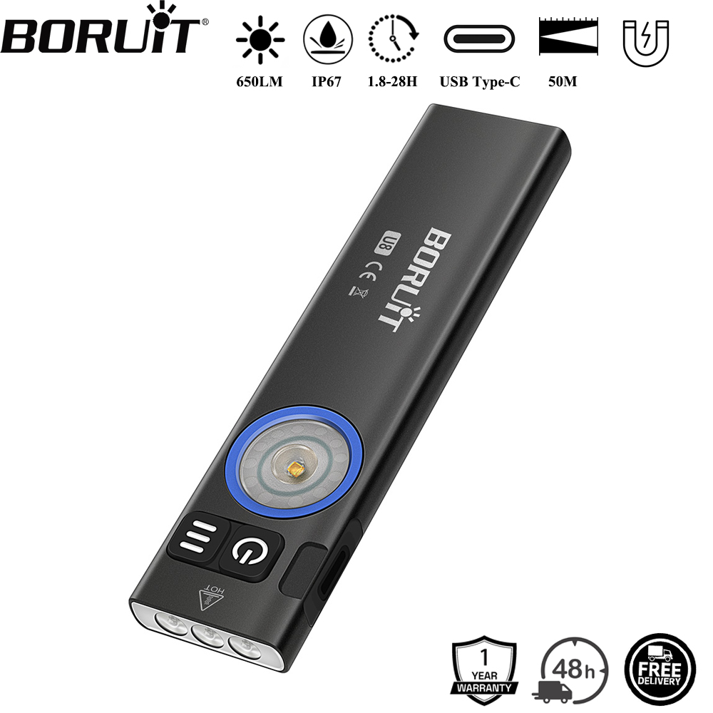 BORUiT U8 650LM EDC LED Flashl - Fishing Kit Compact avis et prix
