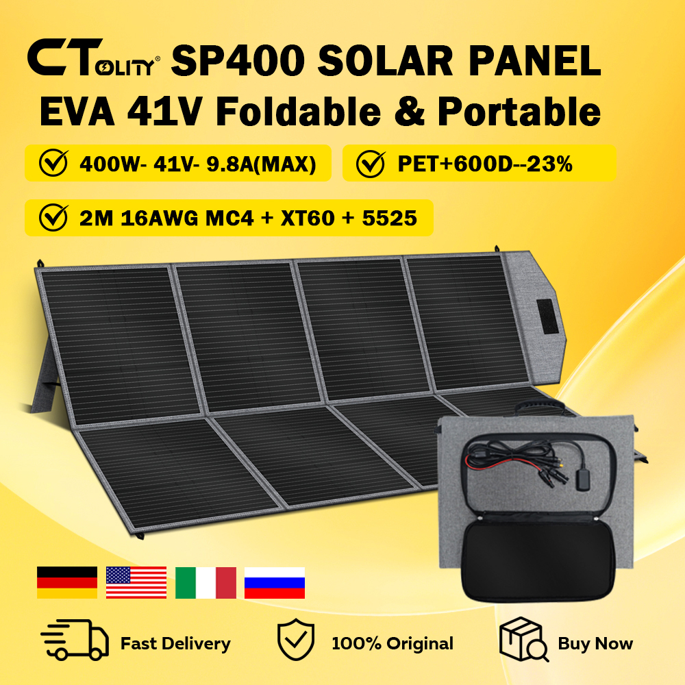 CTOLITY SP400 Portable Solar P - Solar Emergency Charger avis et prix