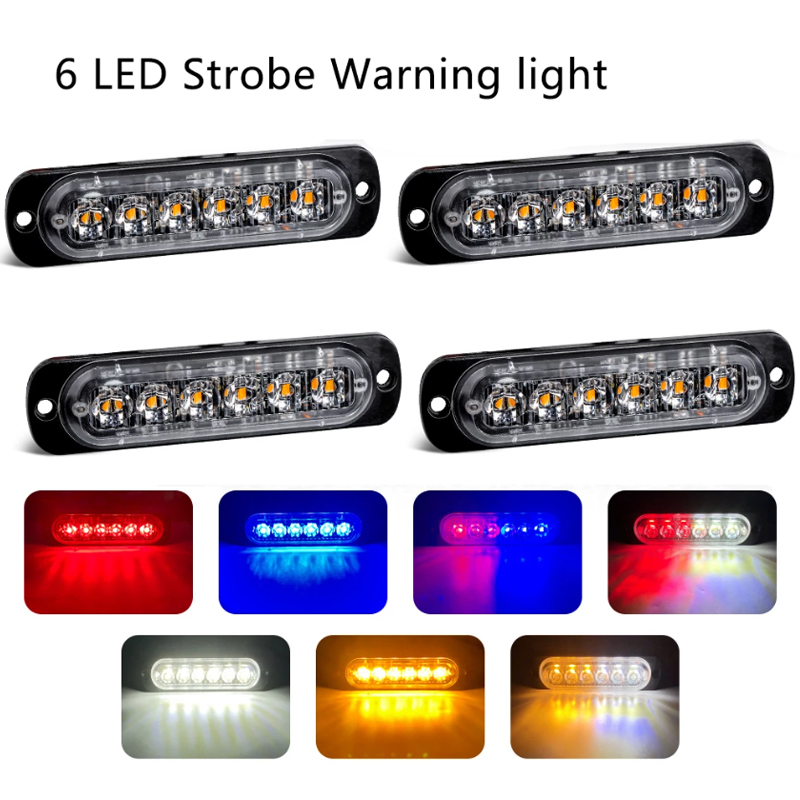 6 Led Strobe Light Flashing Gr - Sos Light Strobe avis et prix