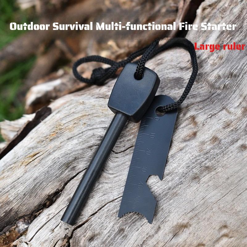 Multi-Function Wooden Handle M - Magnesium Fire Starter avis et prix