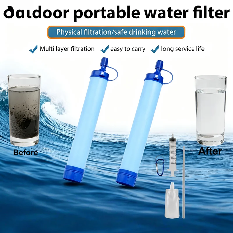 Outdoor Water Filter Straw Cam - Water Purification Straw avis et prix