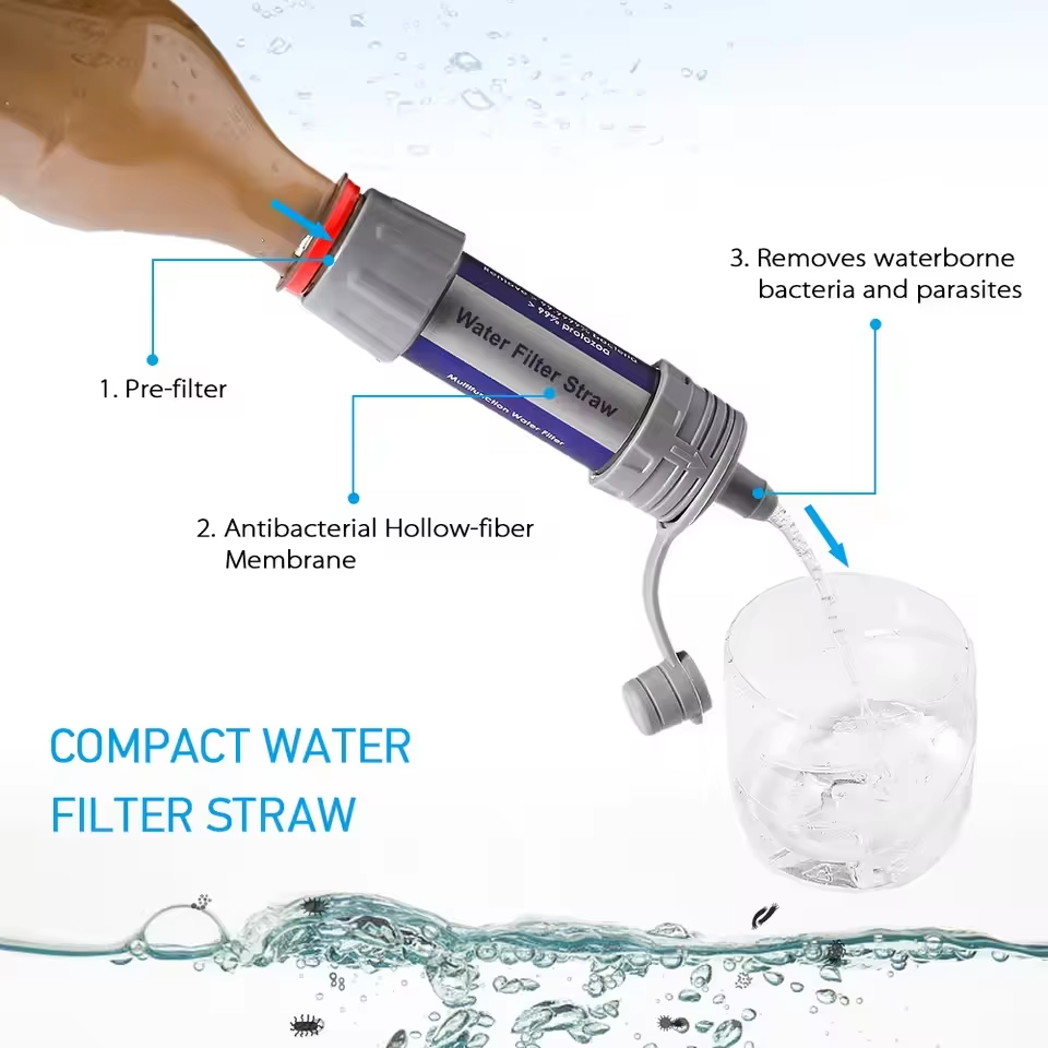 Outdoor Water Filter Straw Cam - Water Purification Straw avis et prix