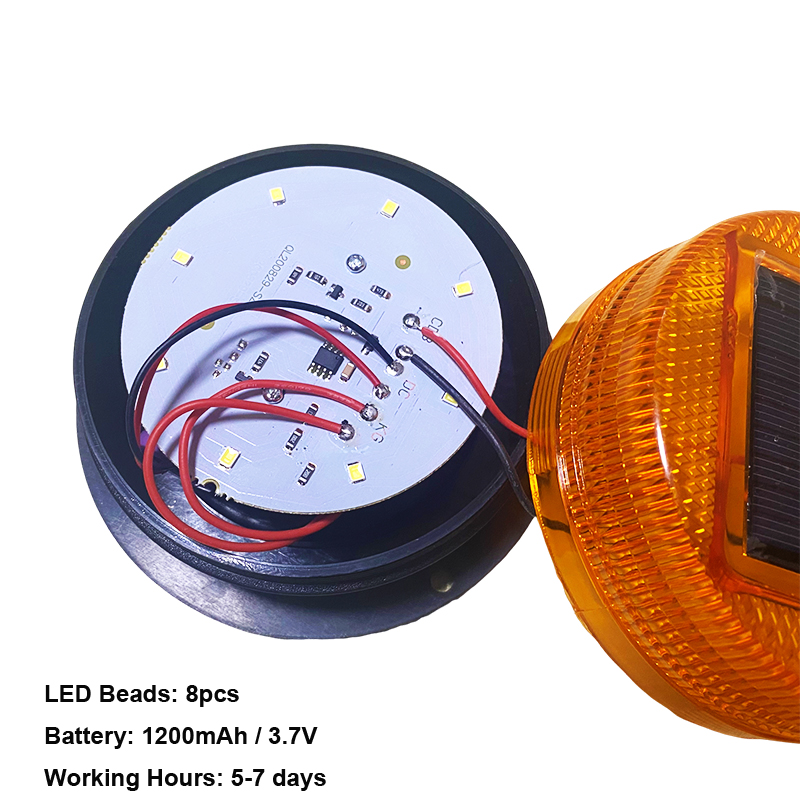 Solar LED Magnetic Warning Lig - Sos Light Strobe avis et prix