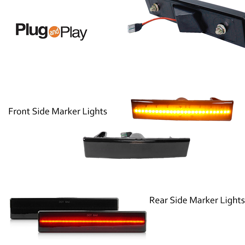 Front Amber / Rear Red LED Car - Signal Flare Kit avis et prix
