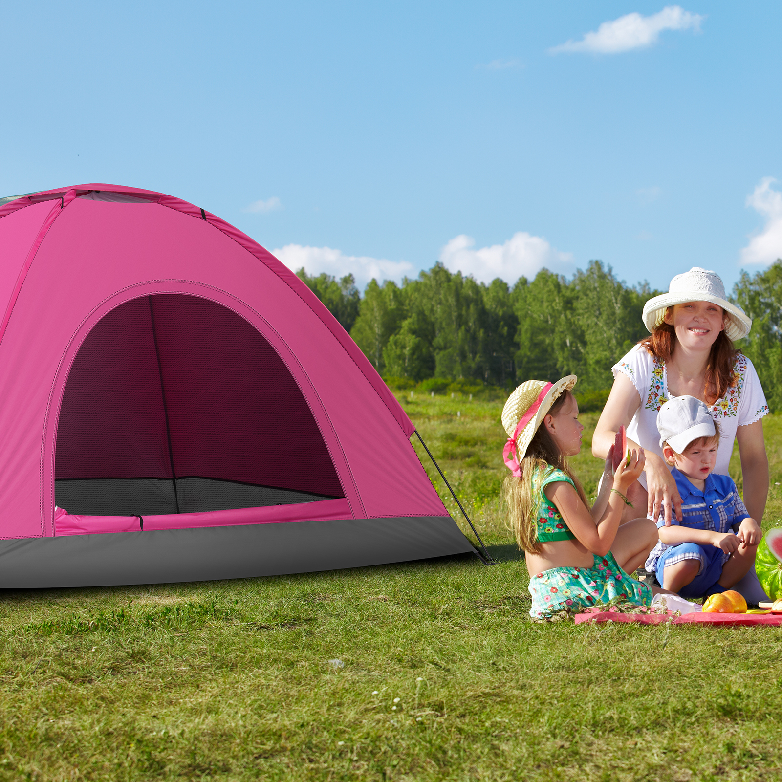 3 4 Person Camping Dome Tent W - Emergency Mylar Tent avis et prix