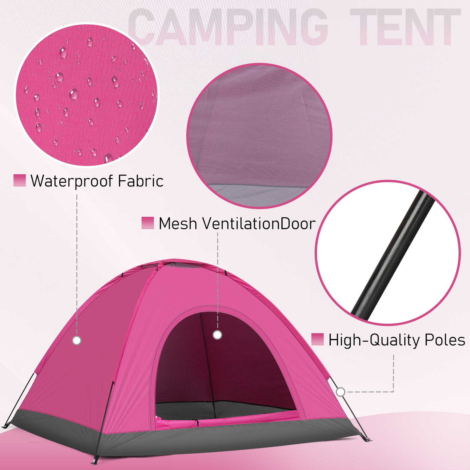 3 4 Person Camping Dome Tent W - Emergency Mylar Tent avis et prix