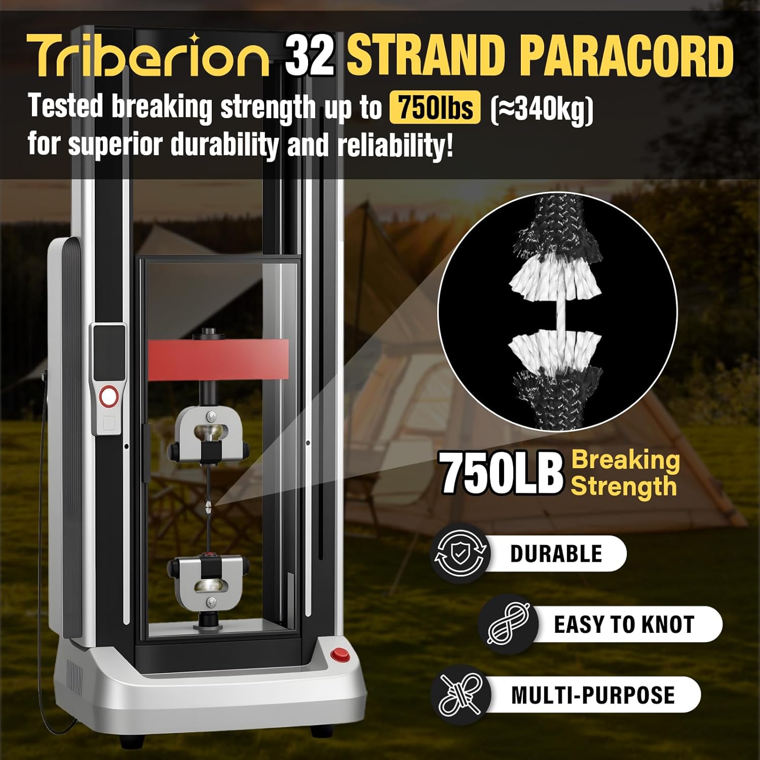 750lb Paracord Rope 1000ft/500 - Para Cord 1000Ft avis et prix