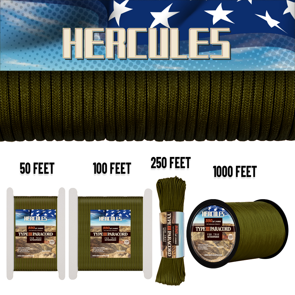 550 Paracord Rope Parachute Co - Para Cord 1000Ft avis et prix
