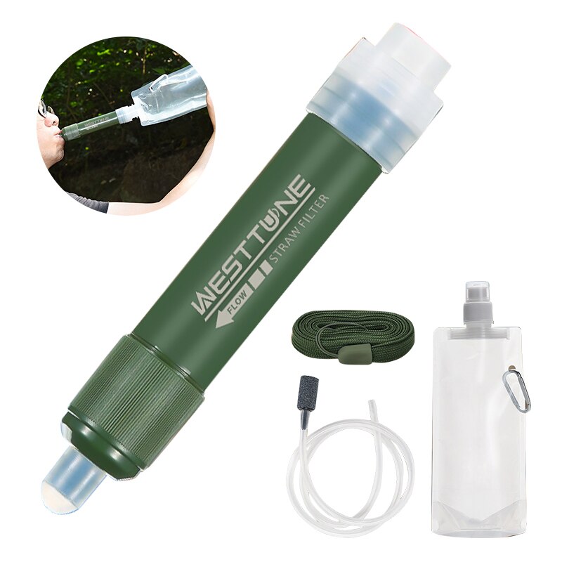 Outdoor Mini Filter Straw Set  - Water Purification Straw avis et prix