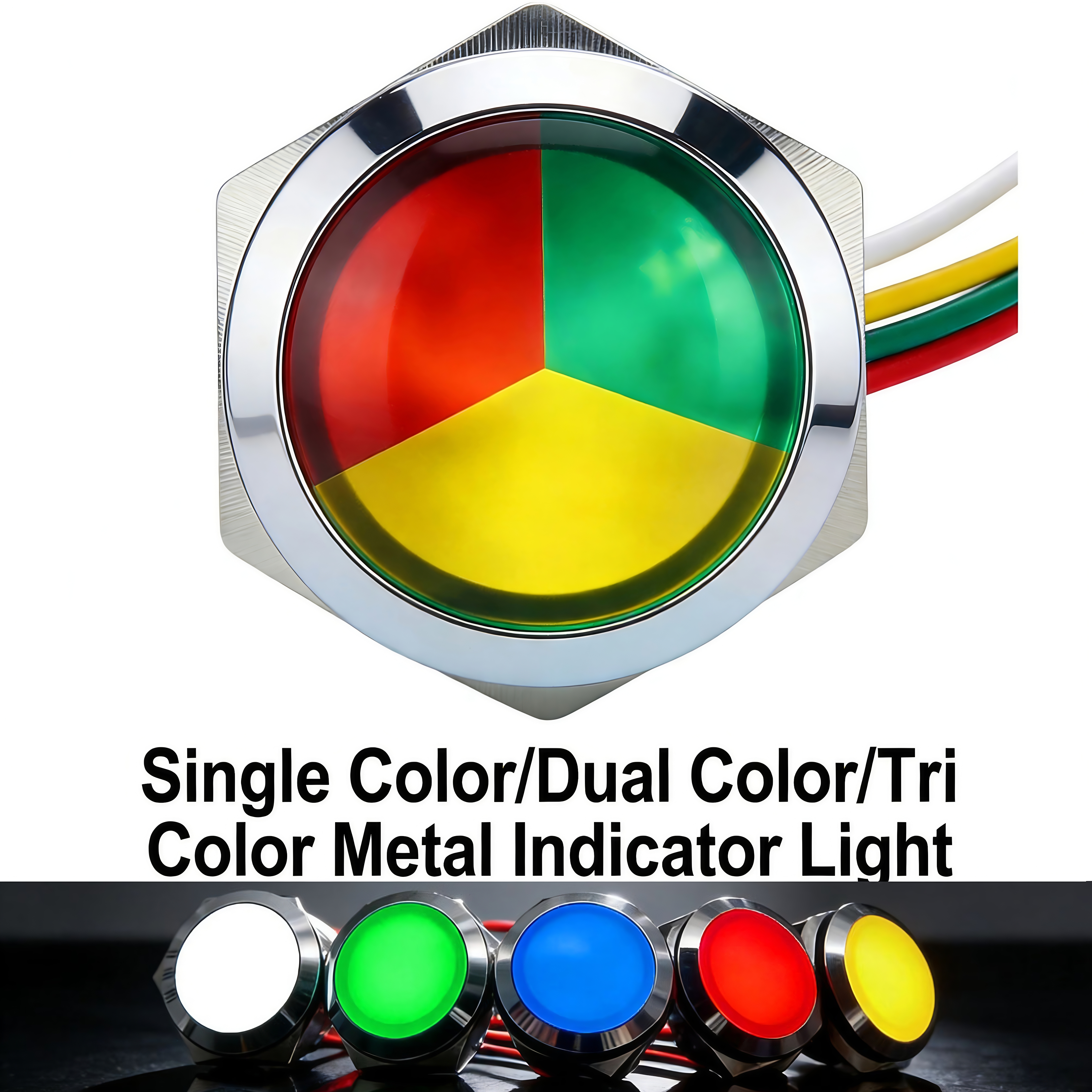 Metal LED Indicator Light 12mm - Signal Panel Orange avis et prix