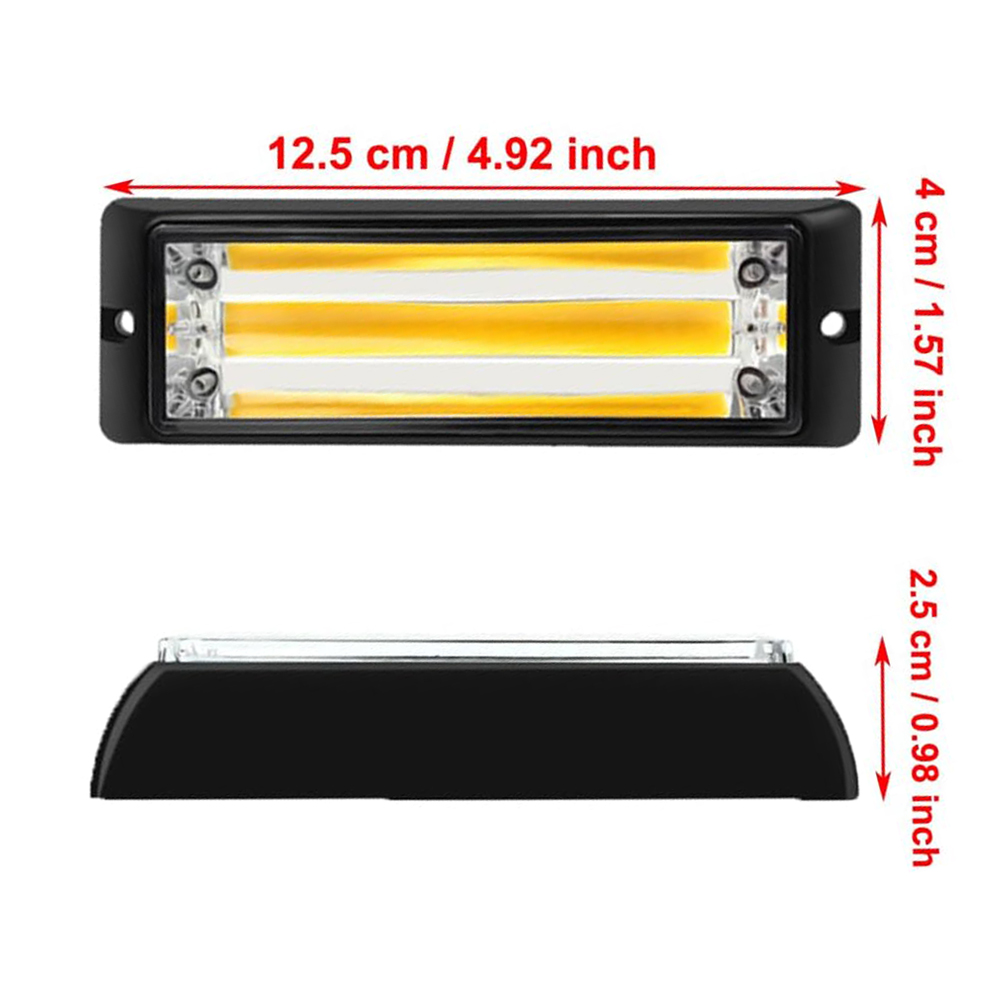 2pcs COB LED Warning Light Eme - Sos Light Strobe avis et prix