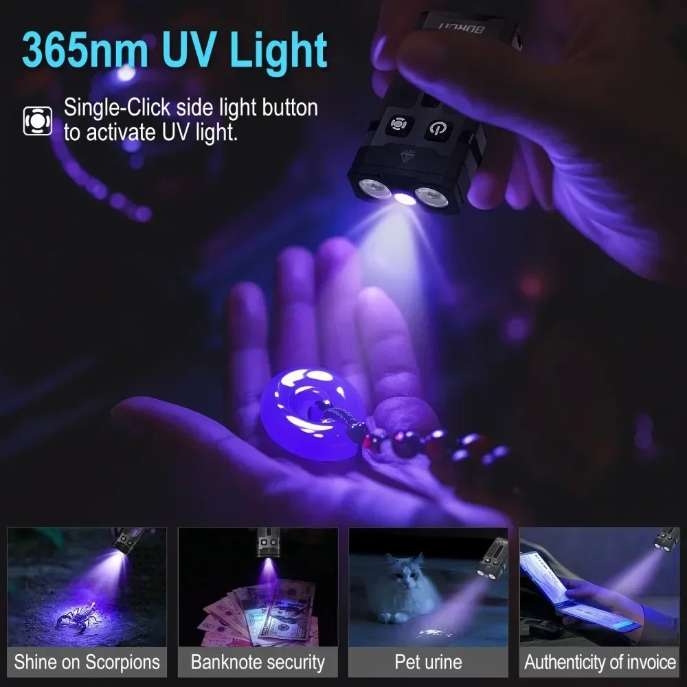 BORUiT EV20 1100LM EDC UV Keyc - Fishing Kit Compact avis et prix