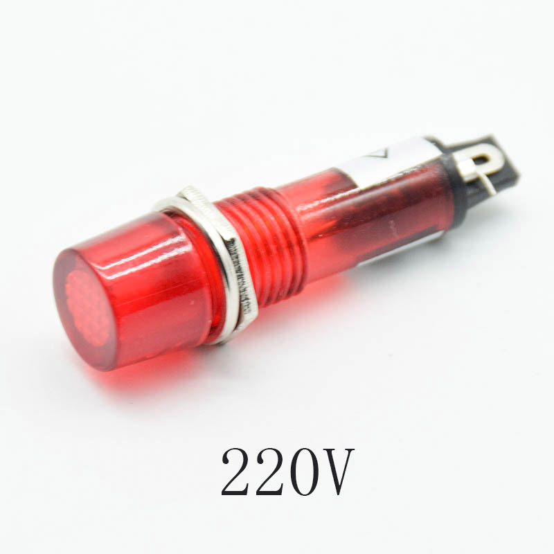 5Pcs 220V 12V 24V DC Mounting  - Signal Panel Orange avis et prix