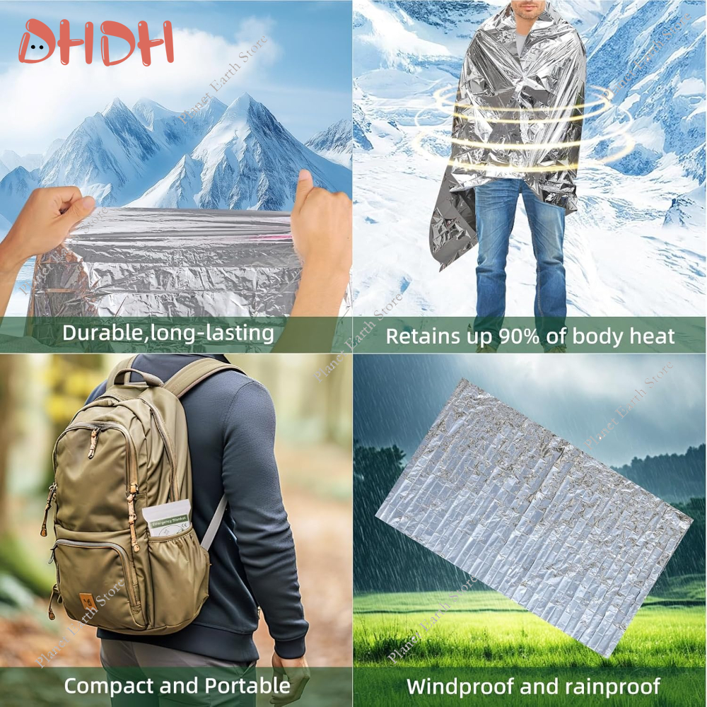 Emergency Thermal Blanket 5/10 - Survival Blanket Reflective avis et prix