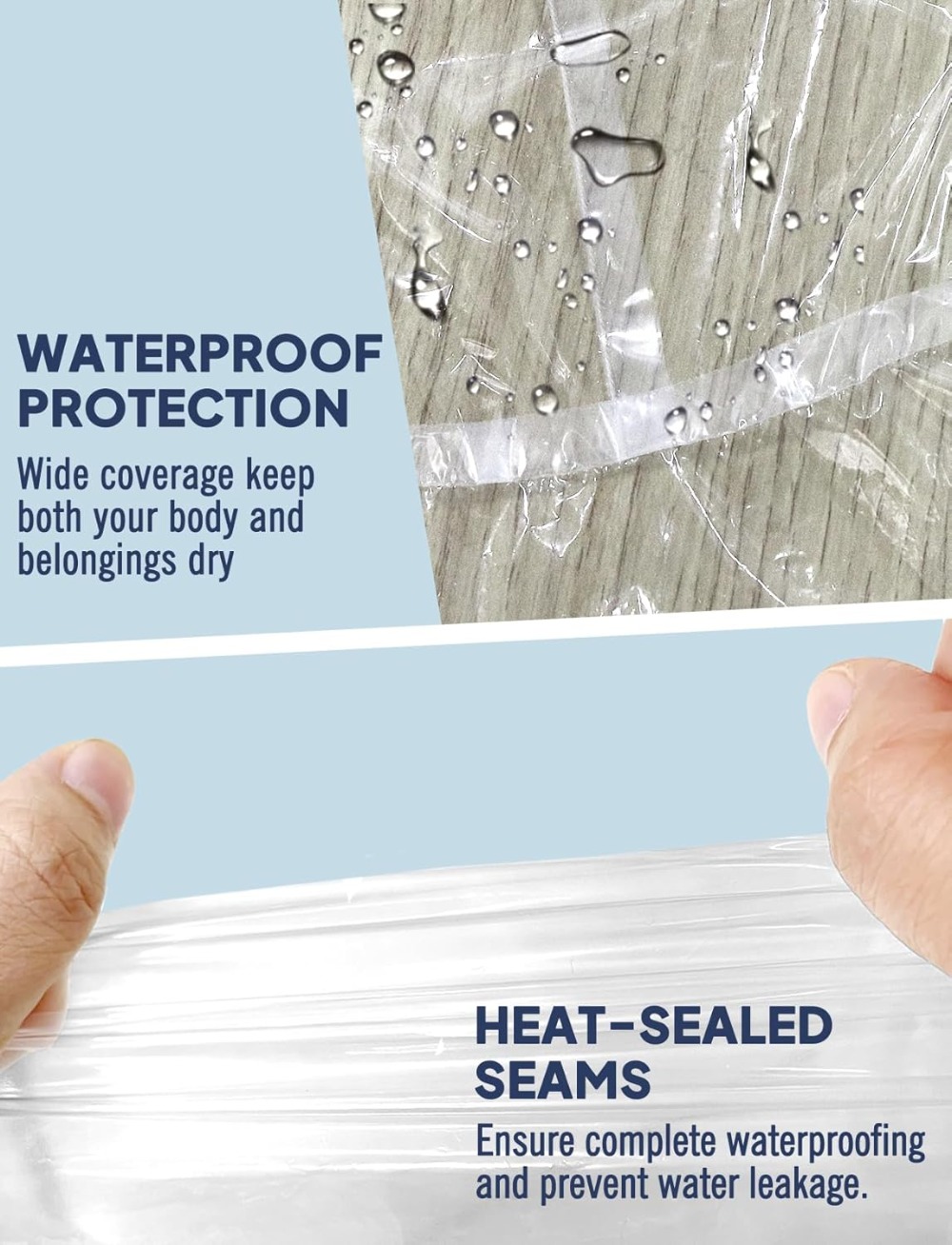 Disposable Rain Poncho for Adu - Emergency Poncho Rain avis et prix