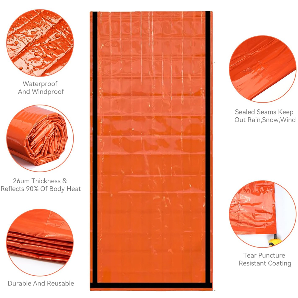 Emergency Sleeping Bag Surviva - Emergency Mylar Tent avis et prix
