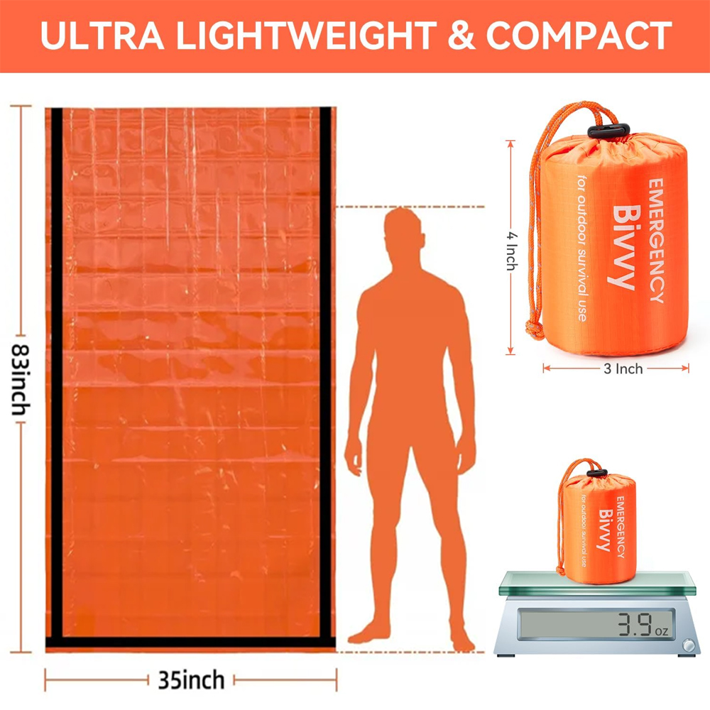 Emergency Sleeping Bag Surviva - Emergency Mylar Tent avis et prix