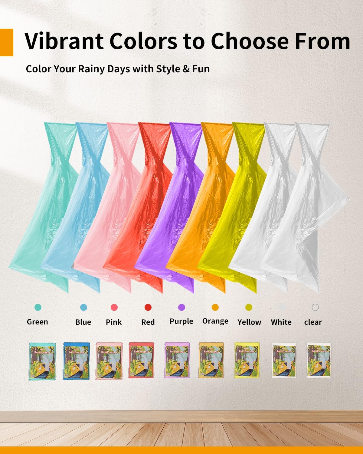 Extra Long Rain Ponchos for Ad - Emergency Poncho Rain avis et prix