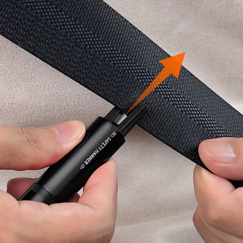 2-in-1 Car Safety Hammer with  - Rescue Rope Throw avis et prix