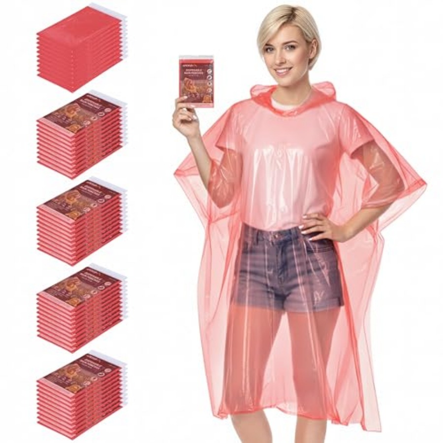 APEXUP Disposable Rain Ponchos - Emergency Poncho Rain avis et prix