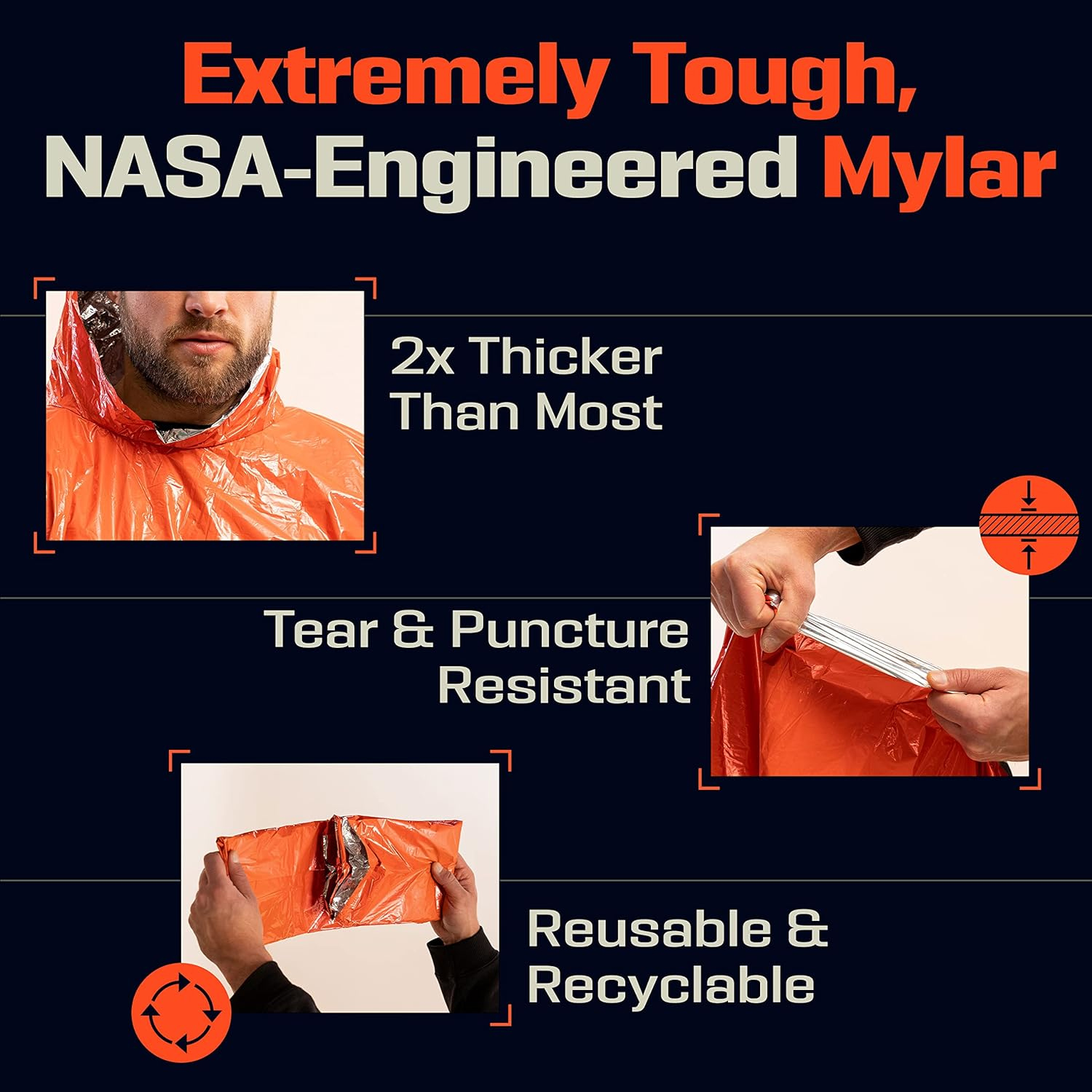 Emergency Rain Poncho Thermal  - Emergency Poncho Rain avis et prix
