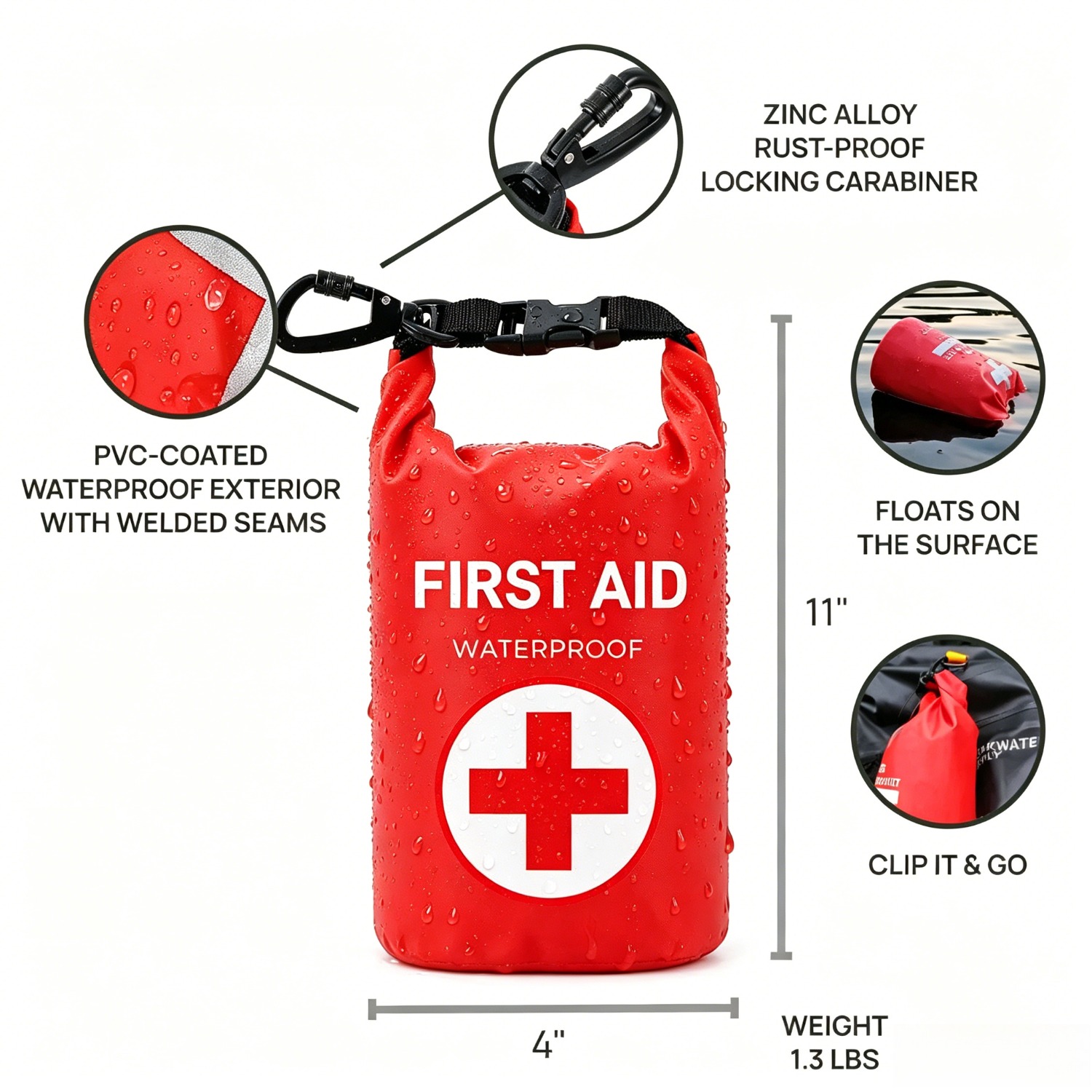 2L Waterproof First Aid Bag Ro - Bivy Bag Emergency avis et prix