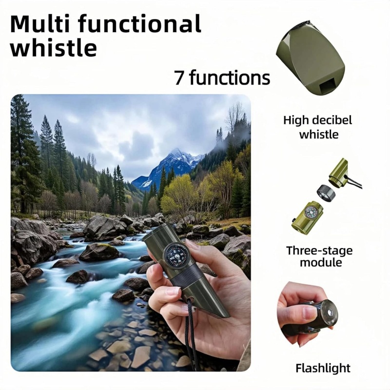 3-in-1 Emergency Whistles with - Emergency Whistle Loud avis et prix