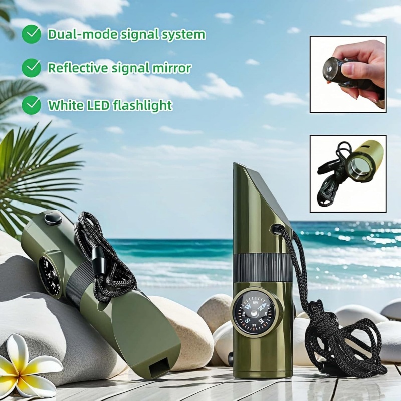 3-in-1 Emergency Whistles with - Emergency Whistle Loud avis et prix