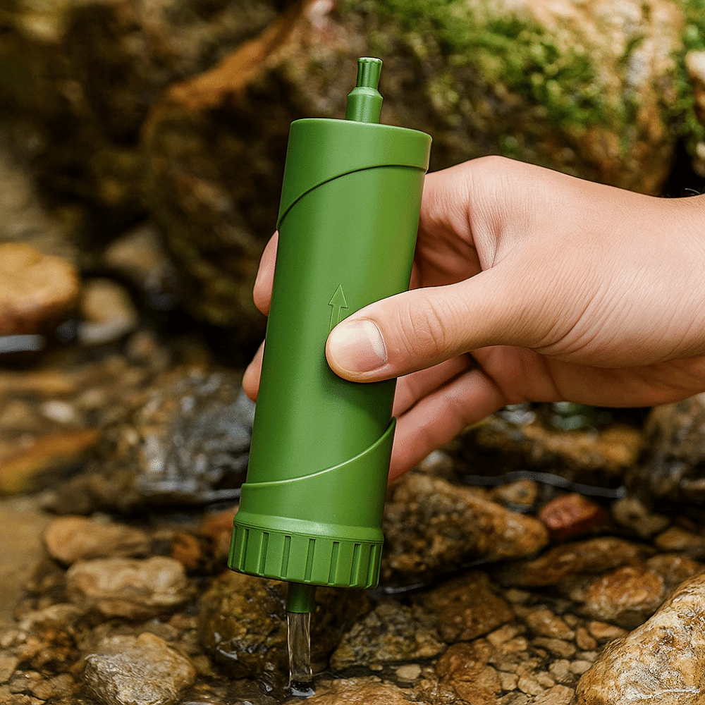 ABS Outdoor Mini Water Filter  - Water Purification Straw avis et prix