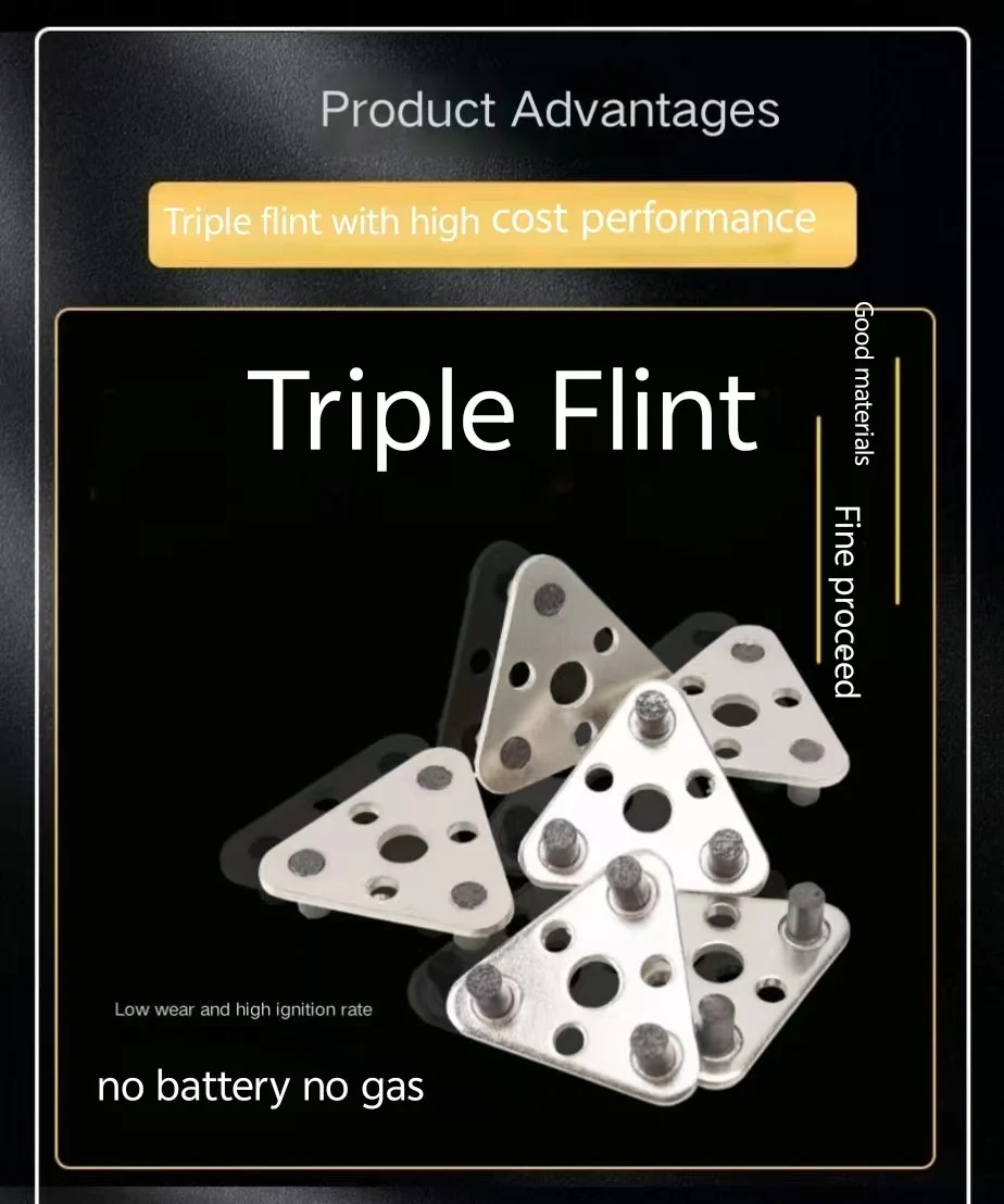 1pc Spark lighter stone Triple - Fire Starting Kit avis et prix