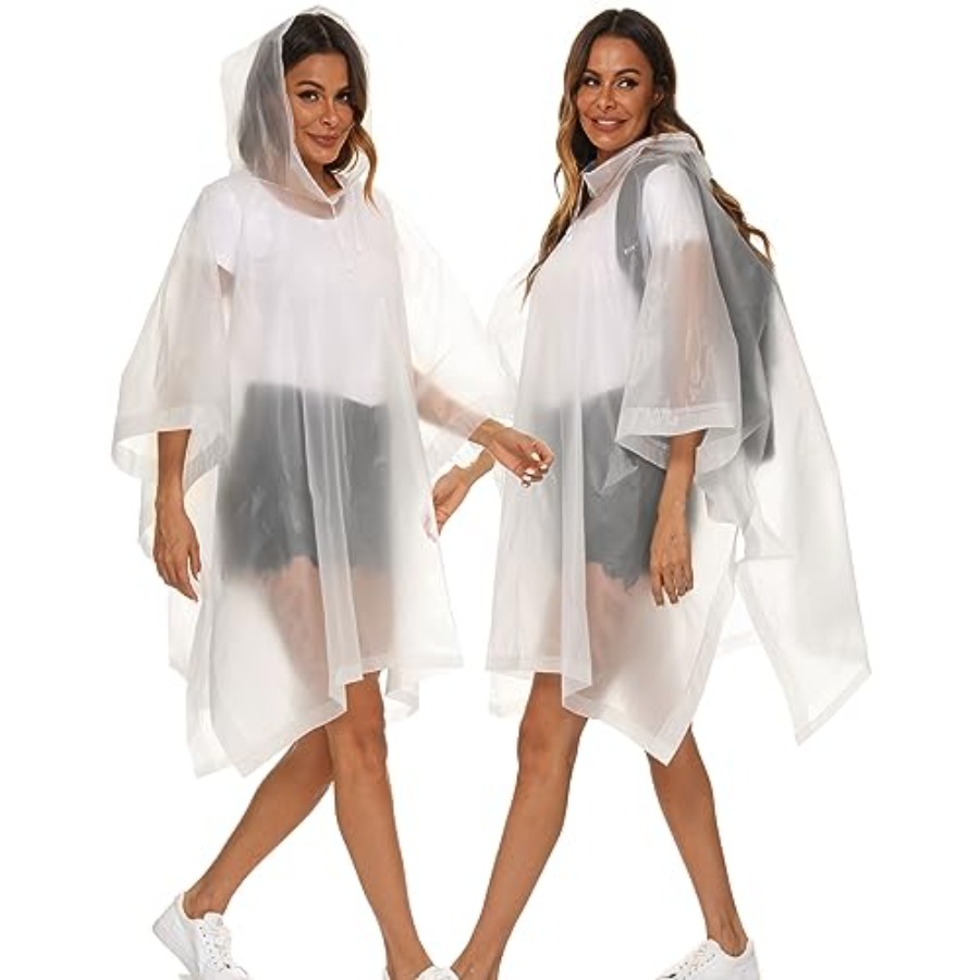 2 Pack Rain Ponchos for Adults - Emergency Poncho Rain avis et prix