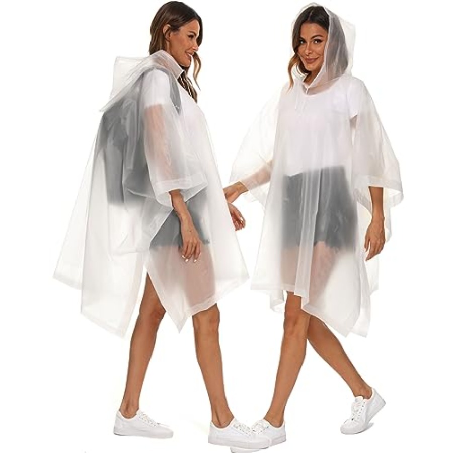 2 Pack Rain Ponchos for Adults - Emergency Poncho Rain avis et prix
