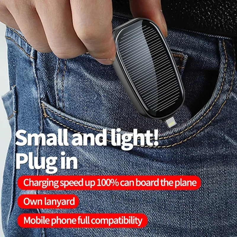 1200mAh Solar Mini Power Bank  - Solar Emergency Charger avis et prix